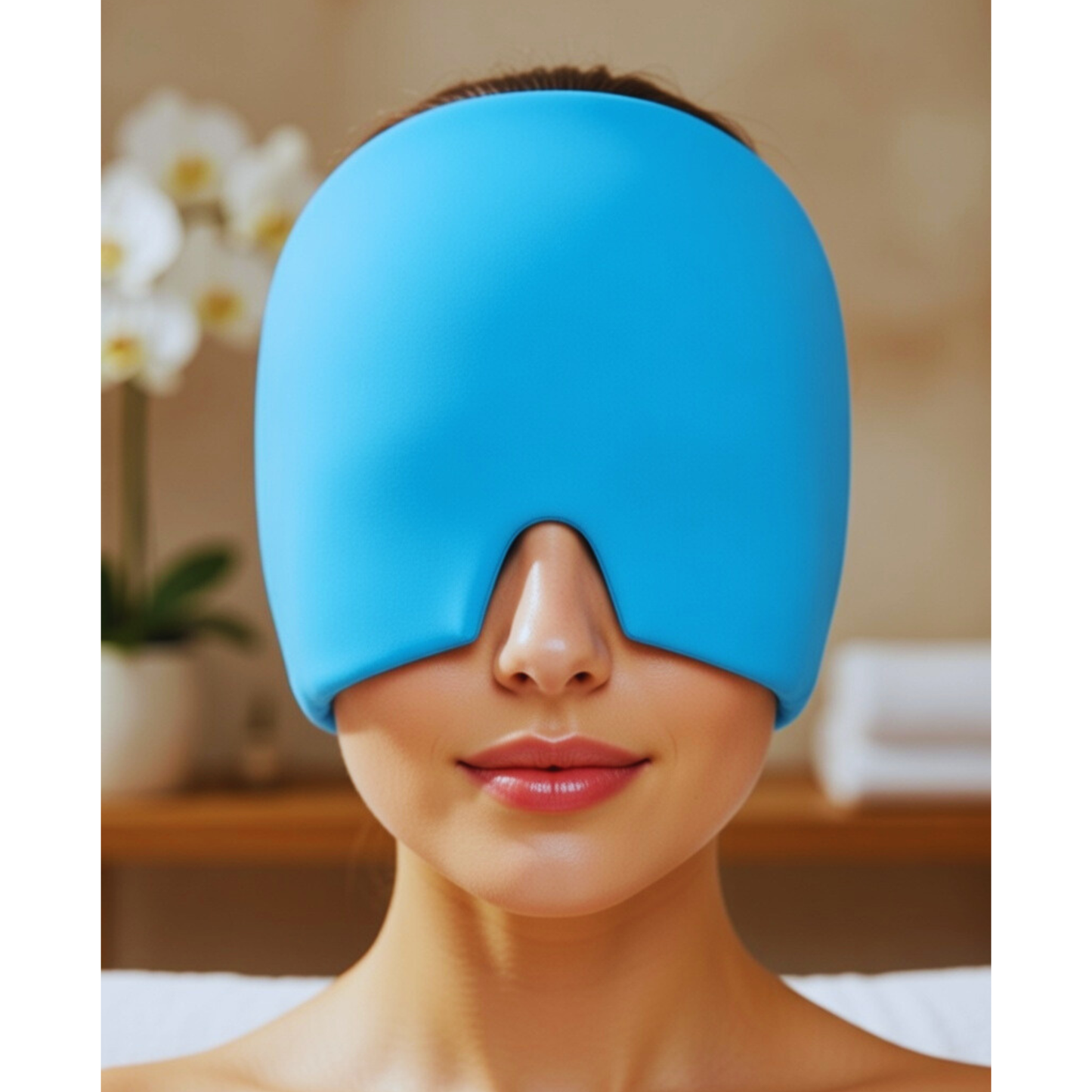 Gorro terapéutico para dolor de cabeza y migrañas de frío/calor